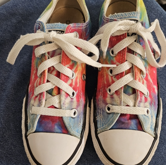 Converse Tie Dye All Star Sneakers Sports Everyday - Picture 4 of 10